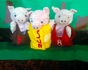 Papa and Jackie Wright The Three Pigs
